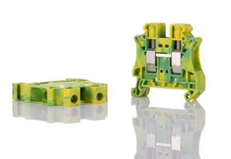 3044173 Phoenix Contact  UT 10-PE Series Green/Yellow, 0.5 → 16mm², Single-Level, Screw Termination, ATEX
