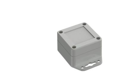 RND-455-01330 RND RND 455 Series Light Grey ABS General Purpose Enclosure, IP65, IK07, Light Grey Lid, 60x60x40mm