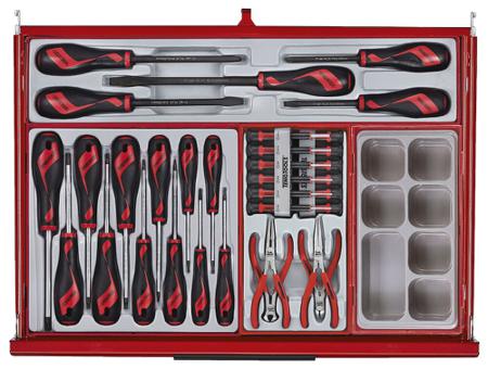 TKS53R1295T Teng Tools 3 Piece Electricians Tool Kit Tool Kit with Trolley