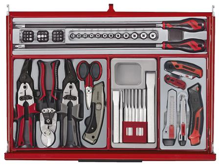 TKS53R1295T Teng Tools 3 Piece Electricians Tool Kit Tool Kit with Trolley