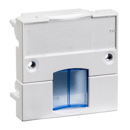 VDI88101P Schneider Electric PC/ABS Square Adaptable Box, 45mm x 45mm x 25mm, with 1 Knockouts, Size:45 x 45mm