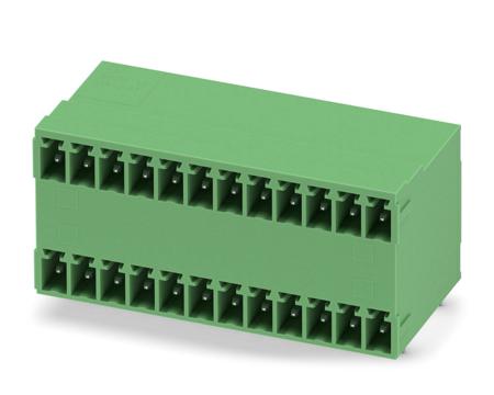 1843172 Phoenix Contact, 3.81mm Pitch, MCD 1.5/12-G1-3.81, 12 Way, Pluggable Terminal Block, Header, Solder Termination,