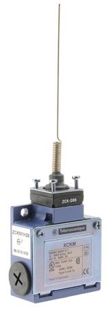 XCKM106H29 Telemecanique Sensors XCKM Series Cats Whisker Limit Switch, NO/NC, IP66, DP, Zinc Alloy Housing, 240V ac Max, 10A Max