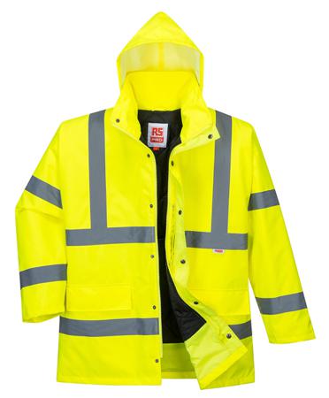 184-5966 RS PRO Yellow Unisex Hi Vis Traffic Jacket, 3XL