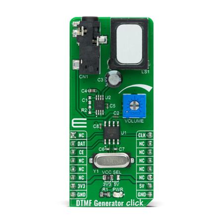 MIKROE-4298 MikroElektronika , DTMF Generator Click Add On Board for HT9200A