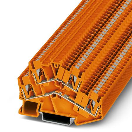 3209605 Phoenix Contact  PTTBS 2.5 OG Series Orange, 0.14 → 4mm², Push In Termination, ATEX, IECEx
