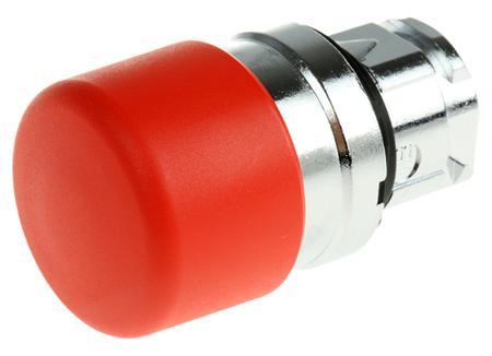 ZB4BC44 Schneider Electric Harmony XB4 Series, Red Push Button Head, Spring Return, 22mm Cutout