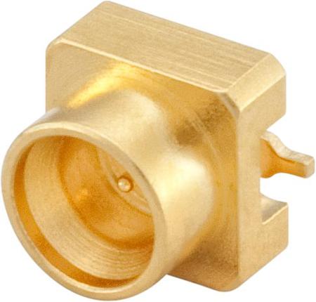 18S101-40ML5 Rosenberger Mini-SMP Series, Plug PCB Mount, 50Ω, Solder Termination, Straight Body