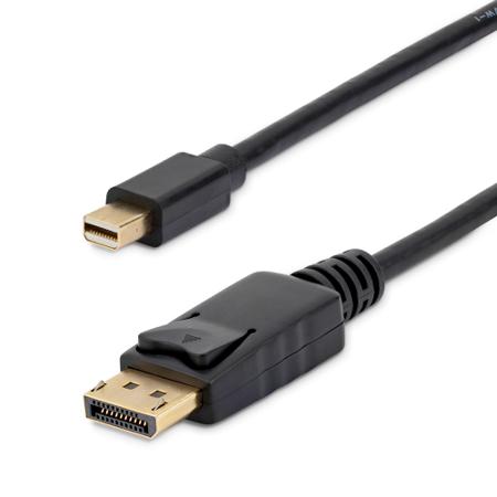 MDP2DPMM6 StarTech.com Male Mini DisplayPort to Male DisplayPort, PVC  Cable, 4K @ 60 Hz, 1.8m