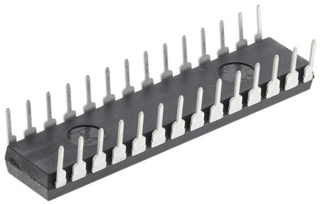 PIC16F882-I-SP Microchip PIC16F882-I/SP, 8bit PIC Microcontroller, 20MHz, 2048 words Flash, 28-Pin SPDIP