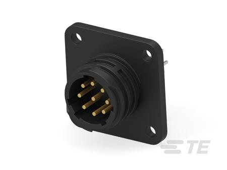 1-206852-1 TE Connectivity Circular Connector, 9 Contacts, Panel Mount, Plug, Male, AMP Circular Plastic Connectors Series
