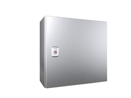 1006000 Rittal AX Series Stainless Steel Enclosure, IP66, 380 mm x 380 mm x 210mm
