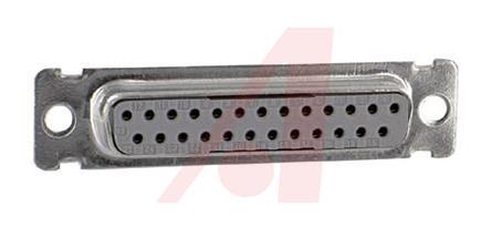 8325-6000 3M 8300 25 Way Right Angle Cable Mount D-sub Connector Socket, 1.27mm Pitch