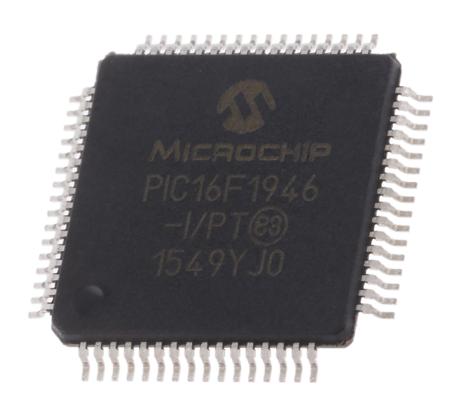 PIC16F1946-I-PT Microchip PIC16F1946-I/PT, 8bit PIC Microcontroller, 32MHz, 14 kB Flash, 64-Pin TQFP