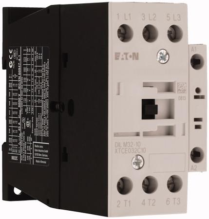 277274-DILM32-10-RDC24- Eaton xStart DILM 3 Pole Contactor - 32 A, 24 V dc Coil, 3NO, 15 kW
