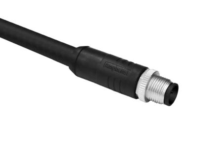 MSYS-08BMMM-SL8H04 Amphenol Industrial Straight Male M12 to Unterminated Actuator/Sensor Cable, 4m