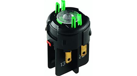 1.20.126.302/9000 RAFI RAFIX 16 Series Contact Block for Use with Plug In Distributor, 250V ac, 1NO