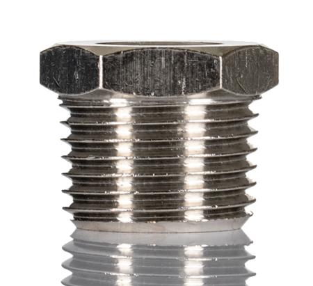 2530-1-2-1-4 SMC Pneumatic Straight Threaded Adapter, R 1/2 Male Female R R Male