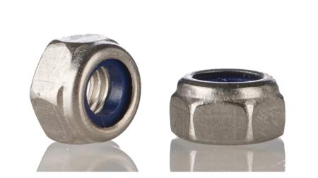 264-6479 RS PRO Stainless Steel Hex Nut, DIN 985, M3