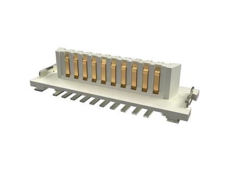 10162582-1134121LF Amphenol Communications Solutions Conan Lite Series Vertical Surface PCB Header, 21 Contact(s), 1 mm Pitch, Shrouded