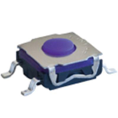 KSEM31JLFS IP67 Silver Momentary Tactile Switch, SPST 50 mA Surface Mount
