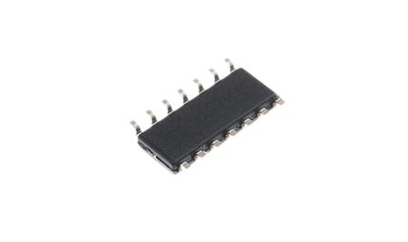 74HCT132D-652 NXP 74HCT132D,652, Quad 2-Input NAND Schmitt Trigger Logic Gate, 4.5 → 5.5 V, 14-Pin SOIC