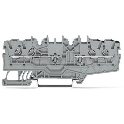 2000-2141 WAGO TOPJOB S Series DIN Rail Terminal Block, 1mm², 1-Level, Push-In Cage Clamp Termination, ATEX, EAC Ex,