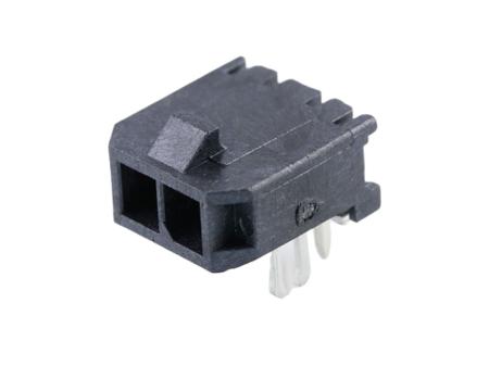 43650-0204 Molex 43650 Series Right Angle Through Hole PCB Header, 2 Contact(s), 3 mm Pitch, 1 Row, Shrouded