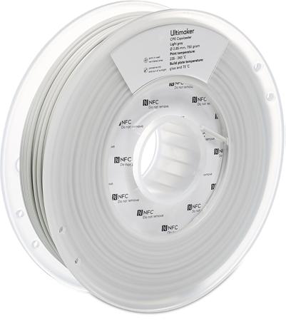 1633 Ultimaker 2.85mm Grey CPE 3D Printer Filament, 750g