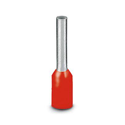 3200904 Phoenix Contact, AI 1 - 8 RD - 1000 Ferrule, 8mm Pin Length, 1.5mm Pin Diameter, Red