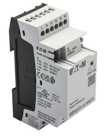 197514-EASY-E4-AC-8RE1P Eaton, Easy, Control Relay - 4 Inputs, 4 Outputs, Relay, For Use With Easy E4, Ethernet Networking