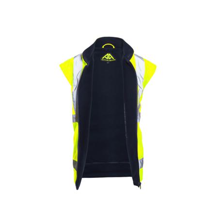 HVREFYS Active Gear HVREFY Navy/Yellow Unisex Hi Vis Jacket, S