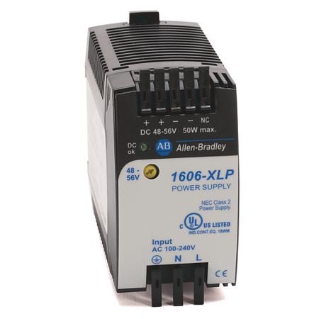 1606-XLP100F Allen Bradley 1606 DIN Rail Power Supply, 220V ac, dc Input, 48 → 56V dc Output, 2.1A Output, 100W
