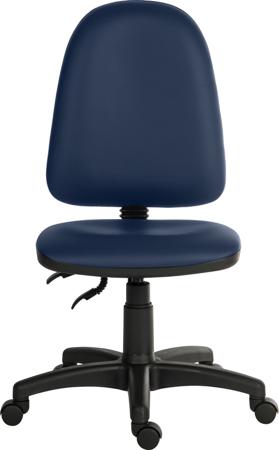 625-799 RS PRO Blue Plastic Operator Chair, 120 Weight Capacity
