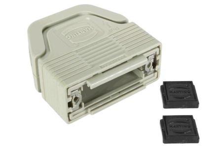 09670150200160 HARTING D-Sub Series Thermoplastic Straight Housing