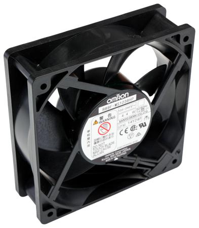 R89F-MS1238HP-S2 Omron, 100 → 240 V ac, AC Axial Fan, 120 x 120 x 38mm, 3m³/min, 4.4W