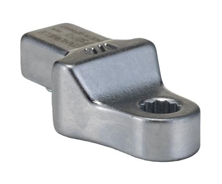 58621016 STAHLWILLE 732A Series Round Insertion Ring Spanner, 13 mm, 9 x 12mm Insert, Chrome Plated Finish