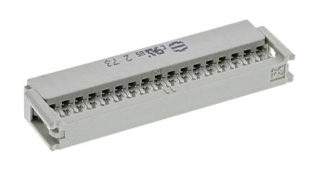 09185346803 HARTING 34-Way IDC Connector Socket for Cable Mount, 2-Row