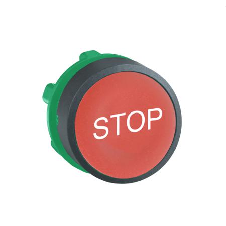 ZB5AA434 Schneider Electric Harmony XB5 Series Red Spring Return Push Button Head, 22mm Cutout, IP66, IP67, IP69K