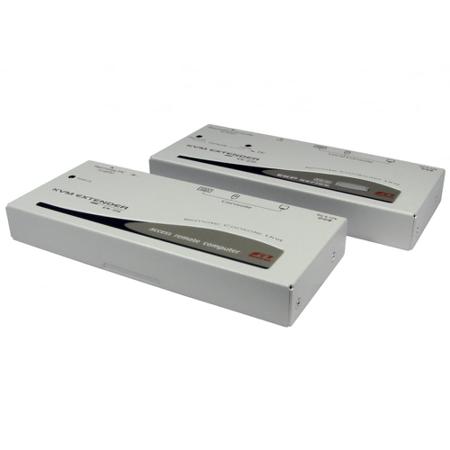 KVM-VGACAT5 Rextron 1 PS/2 SVGA over CAT 5 KVM Extender, 150m