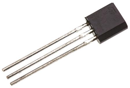 LM335AZ STMicroelectronics Temperature Sensor, Voltage Output, Through Hole Mount, Analogue, ±1°C, 3 Pins