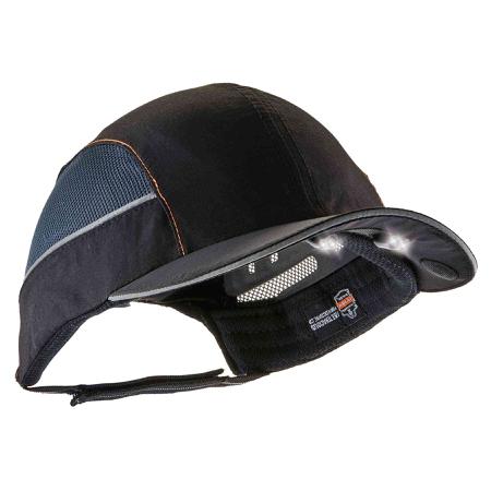 23374 Ergodyne Black Standard Peak Bump Cap, Foam Protective Material
