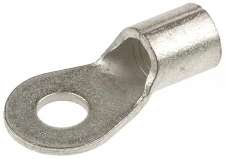160013 TE Connectivity, SOLISTRAND Uninsulated Ring Terminal, M5 Stud Size, 6.6mm² to 10.5mm² Wire Size