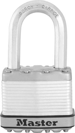 M5KALF Master Lock Padlock Weatherproof Steel Padlock, Keyed Alike, 9mm Shackle, 50mm Body