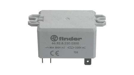 66-82-8-230-0300 Finder 66 Series Solid State Relay, 30 A Load, Flange Mount, 400 V ac/dc Load