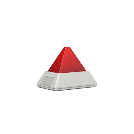 21120505004 Pfannenberg PD 2100-M-AS-i Series Red Continuous lighting Beacon, 26.5 → 32.6 V dc, Direct Mount / Bracket