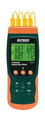 SDL200 Extech  Thermocouple Thermometer, RTD Probe, ±0.4 And ±0.5 % Accuracy