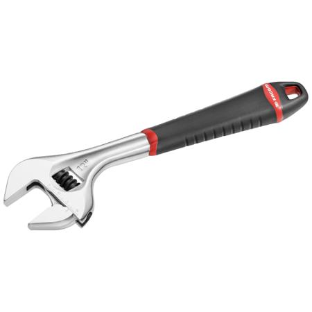 101.15GPB Facom Adjustable Spanner, 376 mm Overall, 50mm Jaw Capacity, Bi-Material Handle