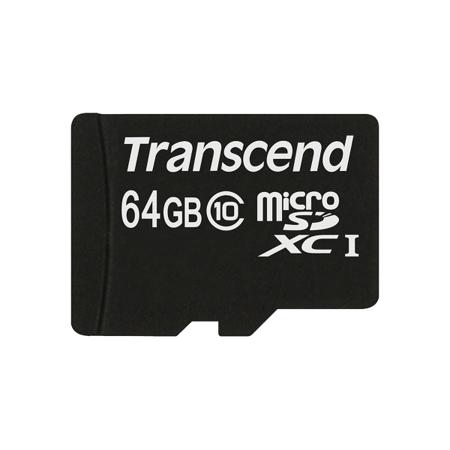 TS64GUSDXC10 Transcend 64 GB MicroSDHC, MicroSDXC Micro SD Card, Class 10