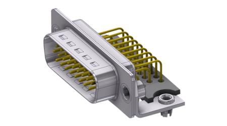 HD-D26PYC/2M47HUN-K Deltron Connectors HD Series D-sub Connector Plug